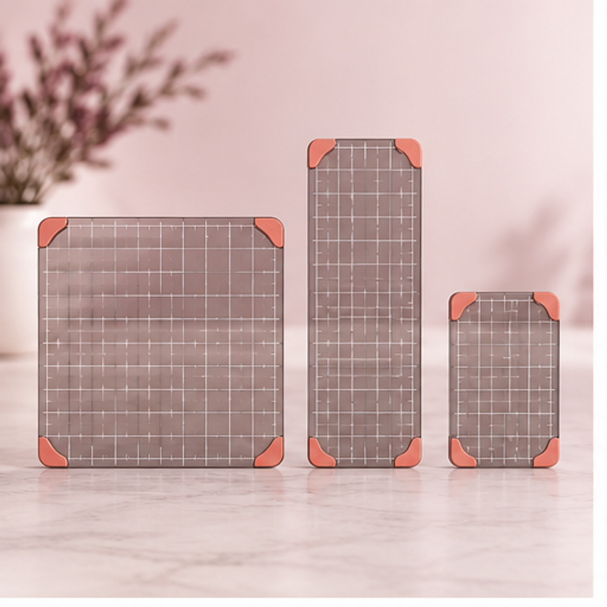 Acrylic Quilting Ruler Set — 3 Piece
