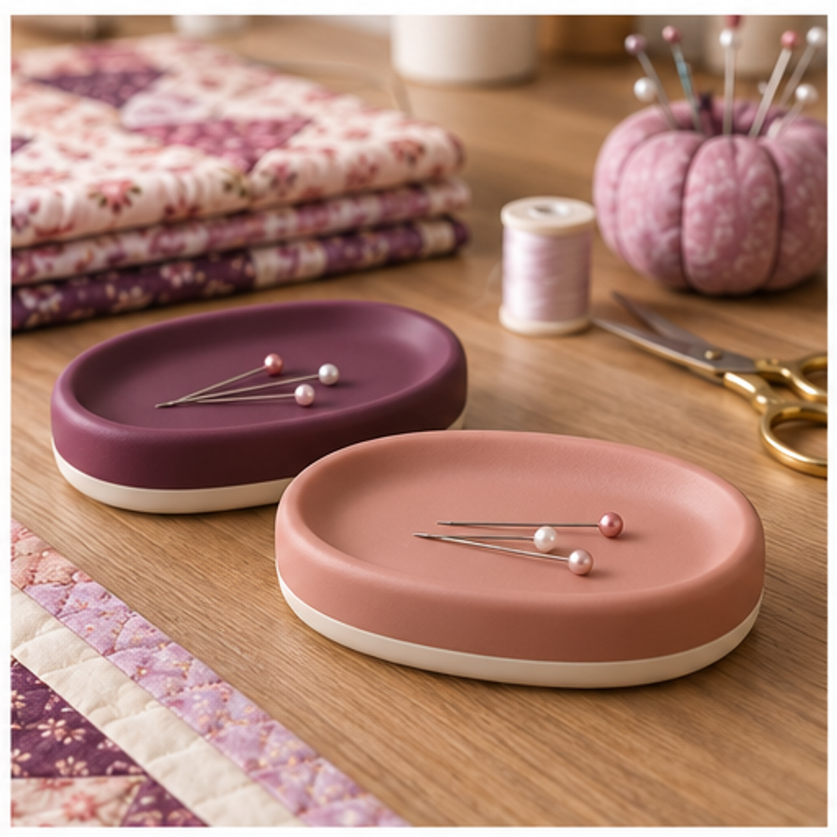 Magnetic Pin Dish Pair — lifestyle