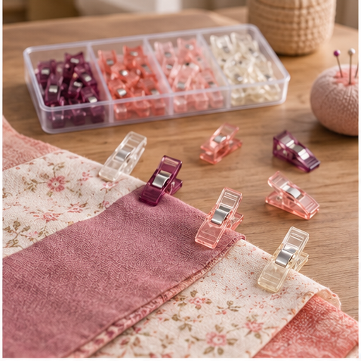 Sewing Clip Set — 24 Piece — lifestyle